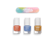 Load image into Gallery viewer, Water-based and peelable nail polishes set 3 shades + Nail File -Sunset - jiminy eco-toys