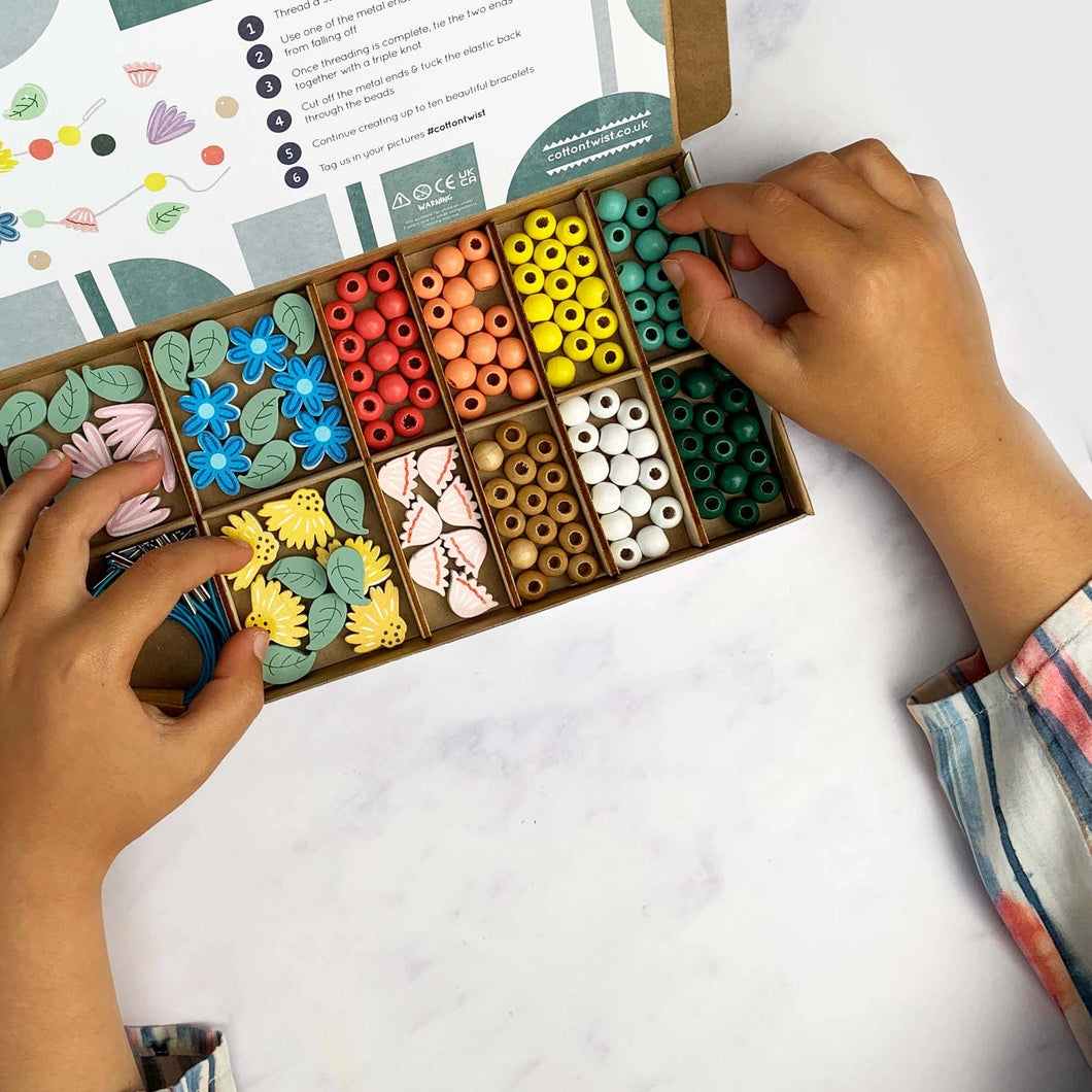 Wildflower Bracelet Making Kit - jiminy eco - toys