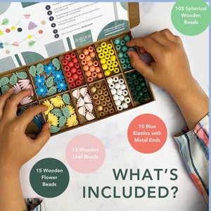 Wildflower Bracelet Making Kit - jiminy eco - toys