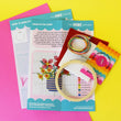 Load image into Gallery viewer, &#39;Wildflower Vase&#39; Mini Cross Stitch Kit - Adult&#39;s Craft Kit - jiminy eco - toys