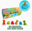 Load image into Gallery viewer, Zimpli 3x Bath Bombs Dino Surprise Collectible Kids Toys - jiminy eco-toys