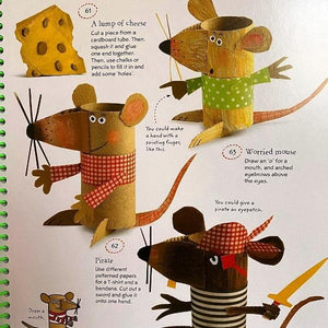 365 Things to do with Paper and Cardboard (hardback book by Fiona Watt) - jiminy eco-toys