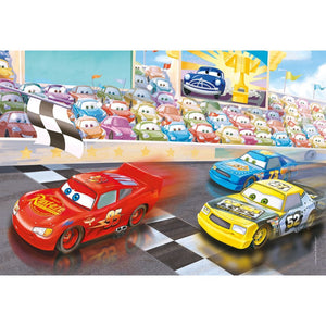3x 100%-recycled 48-piece maxi puzzles for ages 4+: Cars                               - jiminy eco-toys