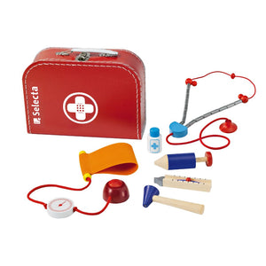 Doctor's case wooden role play set SHRINKWRAPPED for age 3+