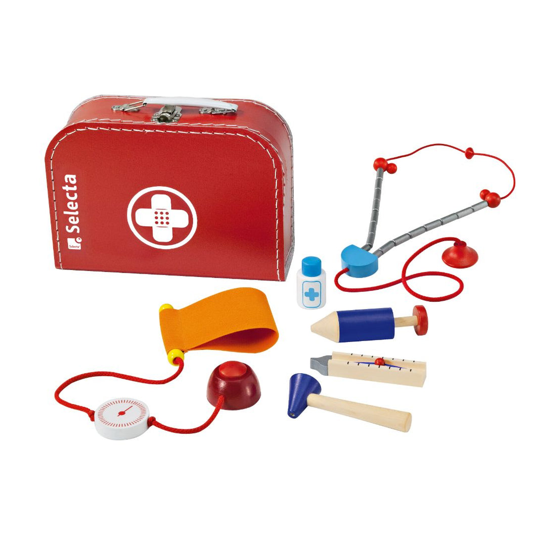 Doctor's case wooden role play set SHRINKWRAPPED for age 3+