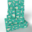 Load image into Gallery viewer, Recycled and recyclable gift wrapping sets - 3 sheets, 3 matching tags