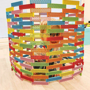 Bioblo eco rainbow construction blocks - 70 blocks 4 colours - Start Box Basic Mix - jiminy eco-toys