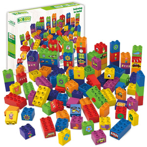 BioBuddi bioplastic building blocks made from plants - jiminy eco-toys