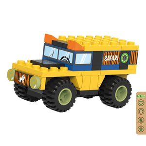 BiOBUDDi Creations 'Safari Jeep' for age 4+ - jiminy eco-toys