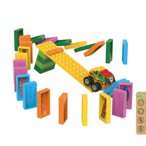 BiOBUDDi Domino Glow in the Dark 'Racer Set' for age 4+ - jiminy eco-toys
