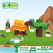 Load image into Gallery viewer, BiOBUDDi Stegosaurus - bioplastic dino building blocks from plants - jiminy eco-toys