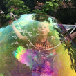 Load image into Gallery viewer, BubbleLab Party Giant bubble Kit - 3 wands-and-ropes, 15 litres bubblemix - ADD FAIRY LIQUID - jiminy eco-toys