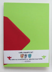 Green Cards with Red Envelopes