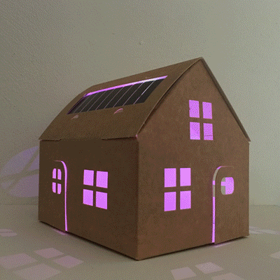 Casagami Plus larger, colour-changing, organic-solar-panel nightlight - jiminy eco-toys