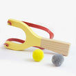 Load image into Gallery viewer, Catapult handmade from natural wood and rubber - Party Bundle of 6 - for age 7+ - jiminy eco-toys