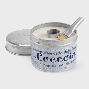 Coccoina plastic-free glue in aluminium tin - jiminy eco-toys