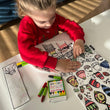 Load image into Gallery viewer, Colour your own Christmas Stocking - Organic Cotton - Handmade in Dublin - jiminy eco-toys