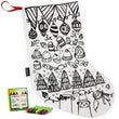 Load image into Gallery viewer, Colour your own Christmas Stocking - Organic Cotton - Made in Dublin - jiminy eco-toys