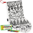 Load image into Gallery viewer, Colour your own Christmas Stocking - Organic Cotton - Made in Dublin - jiminy eco-toys