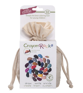 Crayon Rocks - Schools/Party Bundle of 12 - 8 colours for age 3+ - jiminy eco-toys