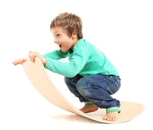 das.Brett bouncy wooden balance board ("the Brett", das Brett) - jiminy eco-toys