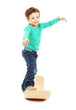 Load image into Gallery viewer, das.Brett bouncy wooden balance board (&quot;the Brett&quot;, das Brett) - jiminy eco-toys