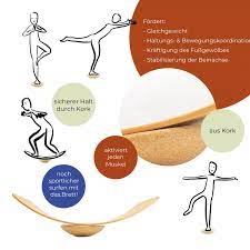 der.Wackler - Round Balance Board/Ergonomic Seat Pad made from cork (also an add-on to das.Brett) - jiminy eco-toys