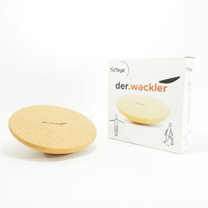 der.Wackler - Round Balance Board/Ergonomic Seat Pad made from cork (also an add-on to das.Brett) - jiminy eco-toys