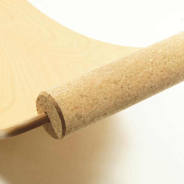 die.Rollen - natural cork 'handles' for das.Brett bouncy wooden balance board (