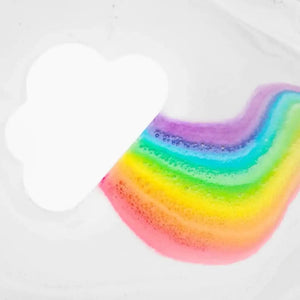 Eco BAFF BOMBZ 'Cloud with Rainbow Effects' (contains SHRINKWRAP) - jiminy eco-toys