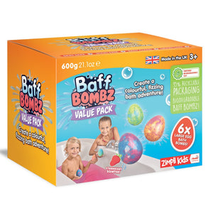 Eco Bath Bombs: Easter Eggs Set - 6 Pack (contains SHRINKWRAP) - jiminy eco-toys