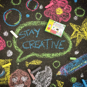 Eco-conscious big chalk 7 colours - jiminy eco-toys