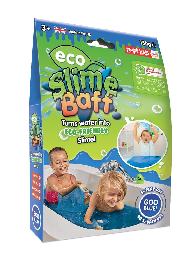 Eco Slime Bath Powder in Colours Blue or Red - see CAVEAT* - jiminy eco-toys