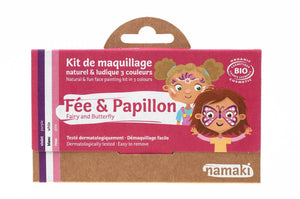 Enchanted face paint gift box - facepaint palette, facepaint pencils, hair mascara - MINOR PLASTIC - jiminy eco-toys