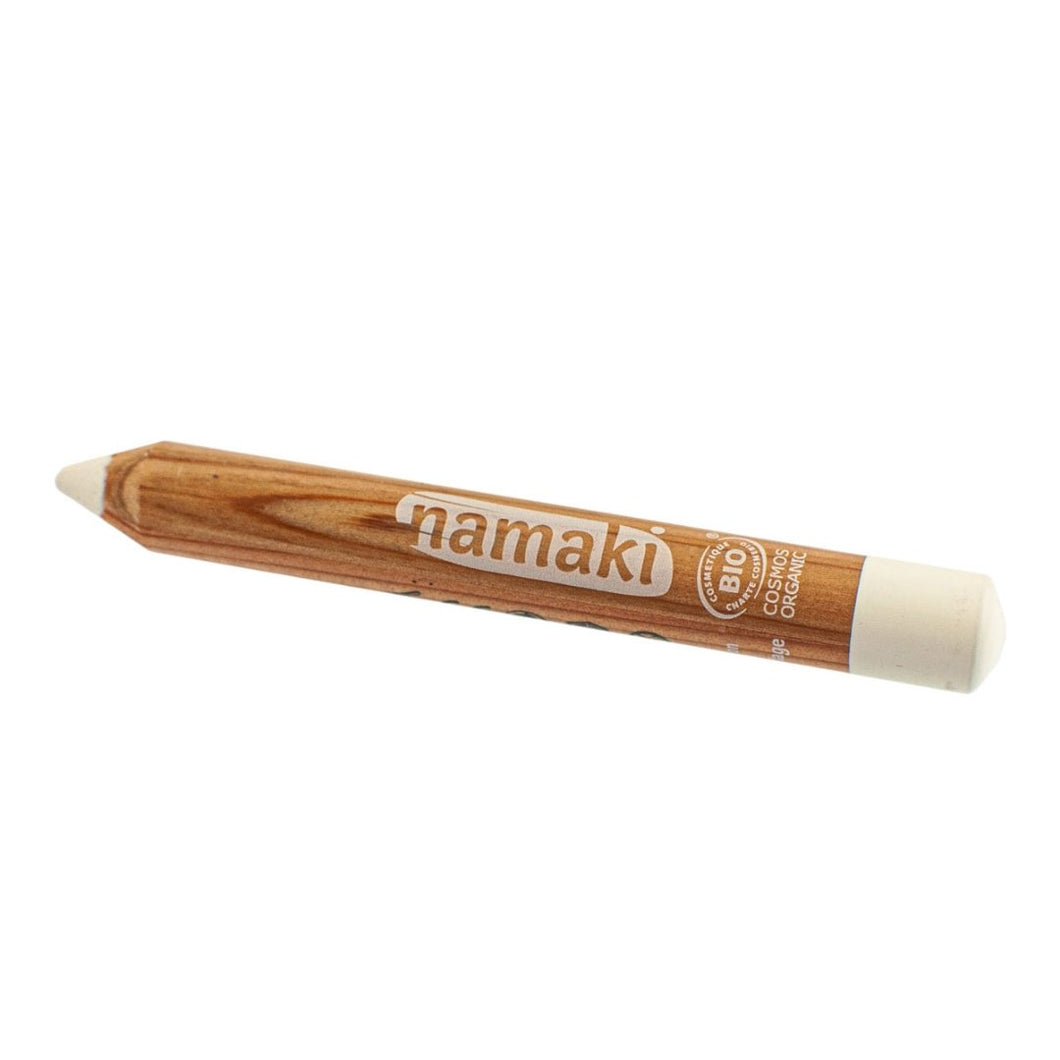 Face paint pencils - organic, easy - MINOR PLASTIC - TRADE - Rainbow - white, black, blue, green, red, yellow - bag of 12 - jiminy eco-toys