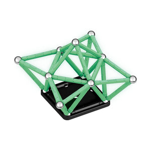 Geomag Glow Set 60 Pieces - recycled plastic, age 3+ - jiminy eco-toys