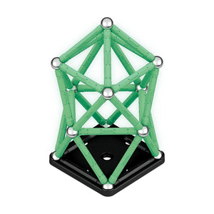 Geomag Glow Set 60 Pieces - recycled plastic, age 3+ - jiminy eco-toys