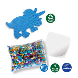Green Beedz 'Dinosaurs' - eco-friendly iron-on Beads Set - jiminy eco-toys