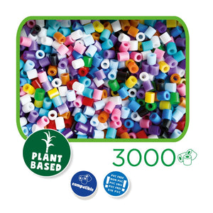 Green Beedz 'Mix Set with 3000 Pieces' - eco-friendly iron-on Beads Set - jiminy eco-toys