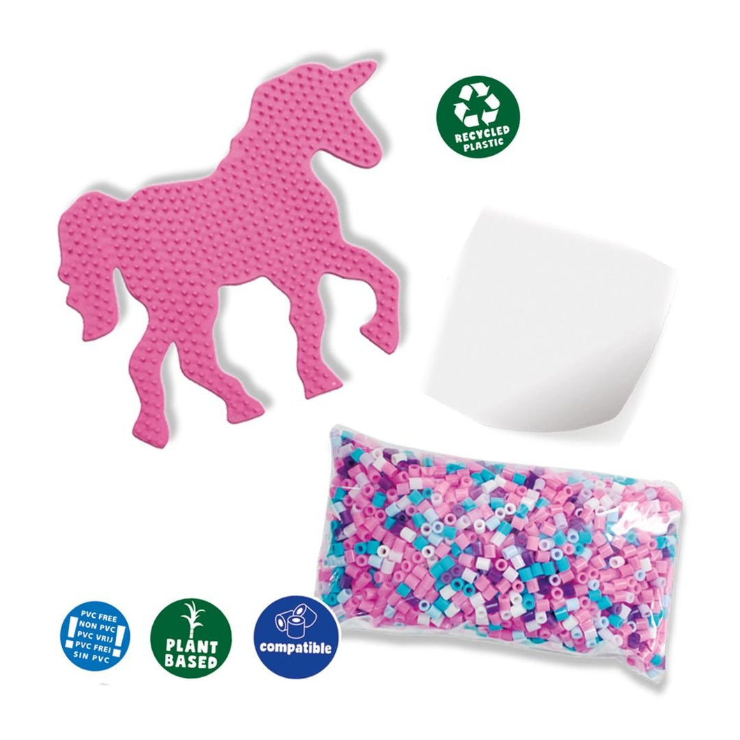 Green Beedz 'Unicorn' - eco-friendly iron-on Beads Set - jiminy eco-toys