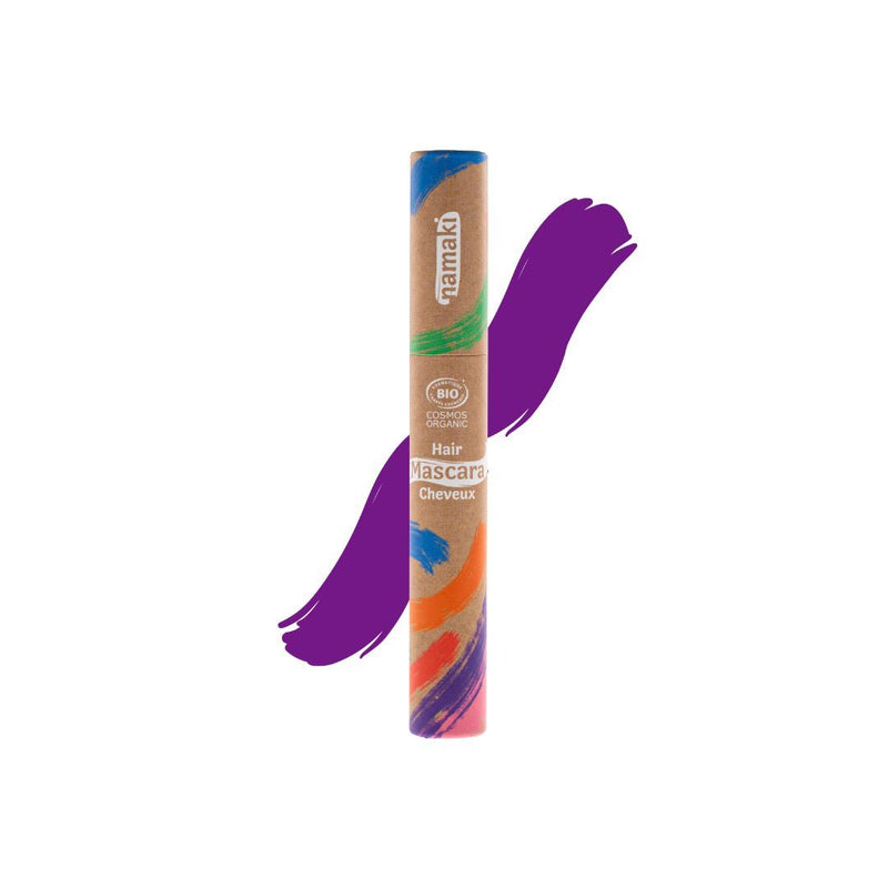 Hair mascara - organic, vegan - contains SOME PLASTIC - new kraft packaging - jiminy eco-toys