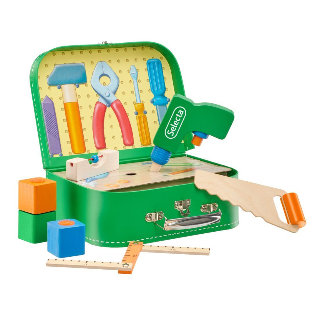 Handyman tool box, 25 x 18cm, SHRINKWRAPPED - jiminy eco-toys