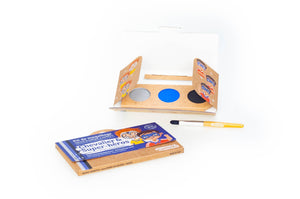 Intergalactic face paint gift box - facepaint palette, facepaint pencils, hair mascara - MINOR PLASTIC - jiminy eco-toys