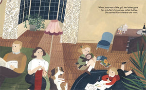 Jane Goodall, a Big Dreams Little People hardback book by Maria Isabel Sanchez Vegara MADE FAR AWAY, WON'T REORDER - jiminy eco-toys