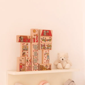 Little House' Wooden Construction Puzzle for age 2+ - jiminy eco-toys