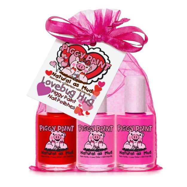 Love Bug Hug 3-Piggy-Paints Gift Set- World's Safest Nail Polish - ages 0  to 10 years – jiminy eco-toys