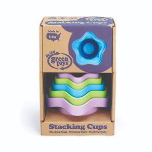 My First Stacking Cups - made from recycled plastic for age 6m+ - jiminy eco-toys