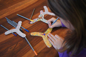 myFibo working colour-in boomerangs - jiminy eco-toys