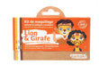 Load image into Gallery viewer, Organic face painting kit - 3 colours: Lion / Giraffe - Party Bundle of 12 - for age 3+ - jiminy eco-toys