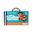 Load image into Gallery viewer, Organic Face Painting Kit - 3 colours &quot;Pirate &amp; Ladybird&quot; - jiminy eco-toys